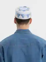 Голубой тюбетейка мужская