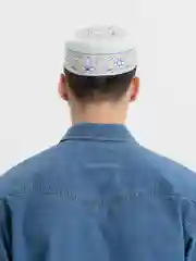 Лазурный тюбетейка мужская