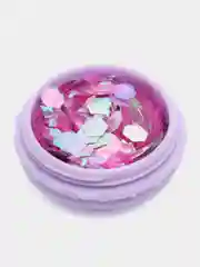 Розовый блестки сухие для творчества