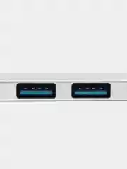 Серебряный usb type-c hub концентратор разветвитель usb hub 3.0