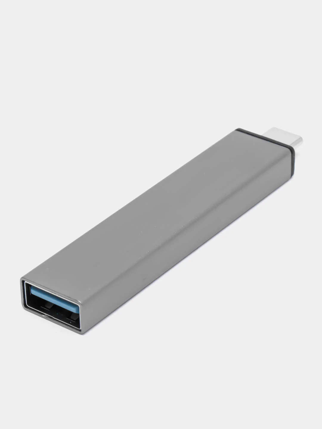 Серый usb type-c hub концентратор разветвитель usb hub 3.0