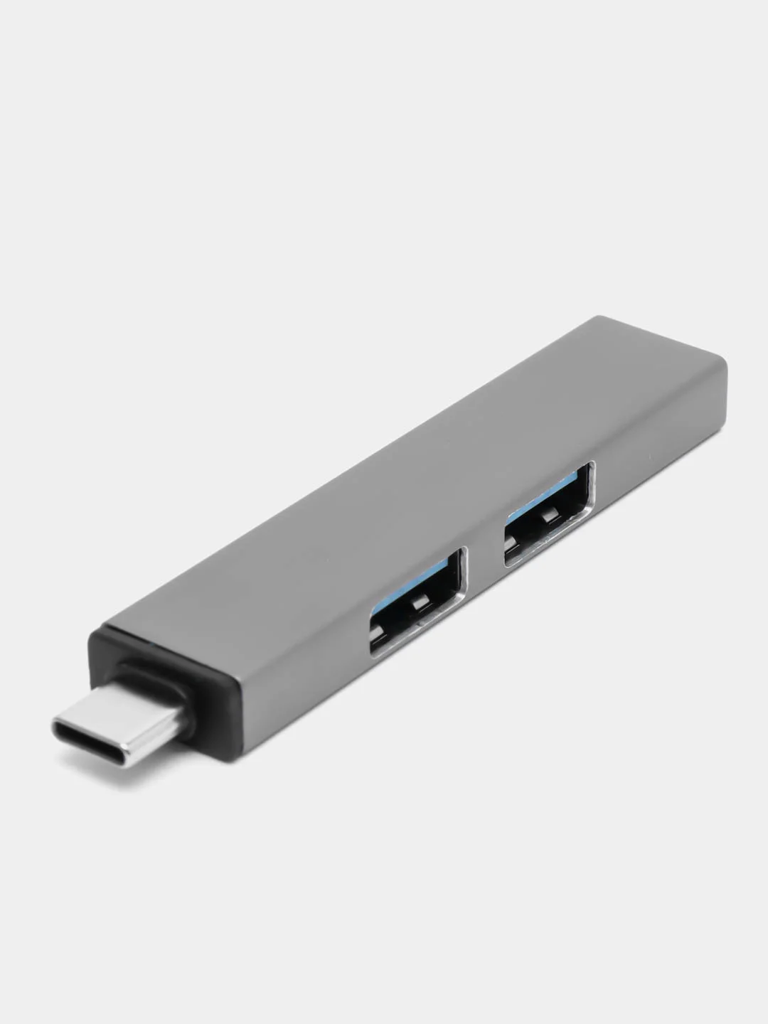 Серый usb type-c hub концентратор разветвитель usb hub 3.0