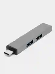 Серый usb type-c hub концентратор разветвитель usb hub 3.0