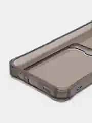 Серый силиконовый чехол Samsung Galaxy A14 4G,  A14 5G, с карманом, прозрачный,