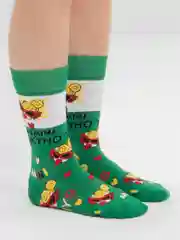 Зеленый носки женские