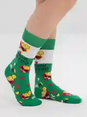 Зеленый носки женские