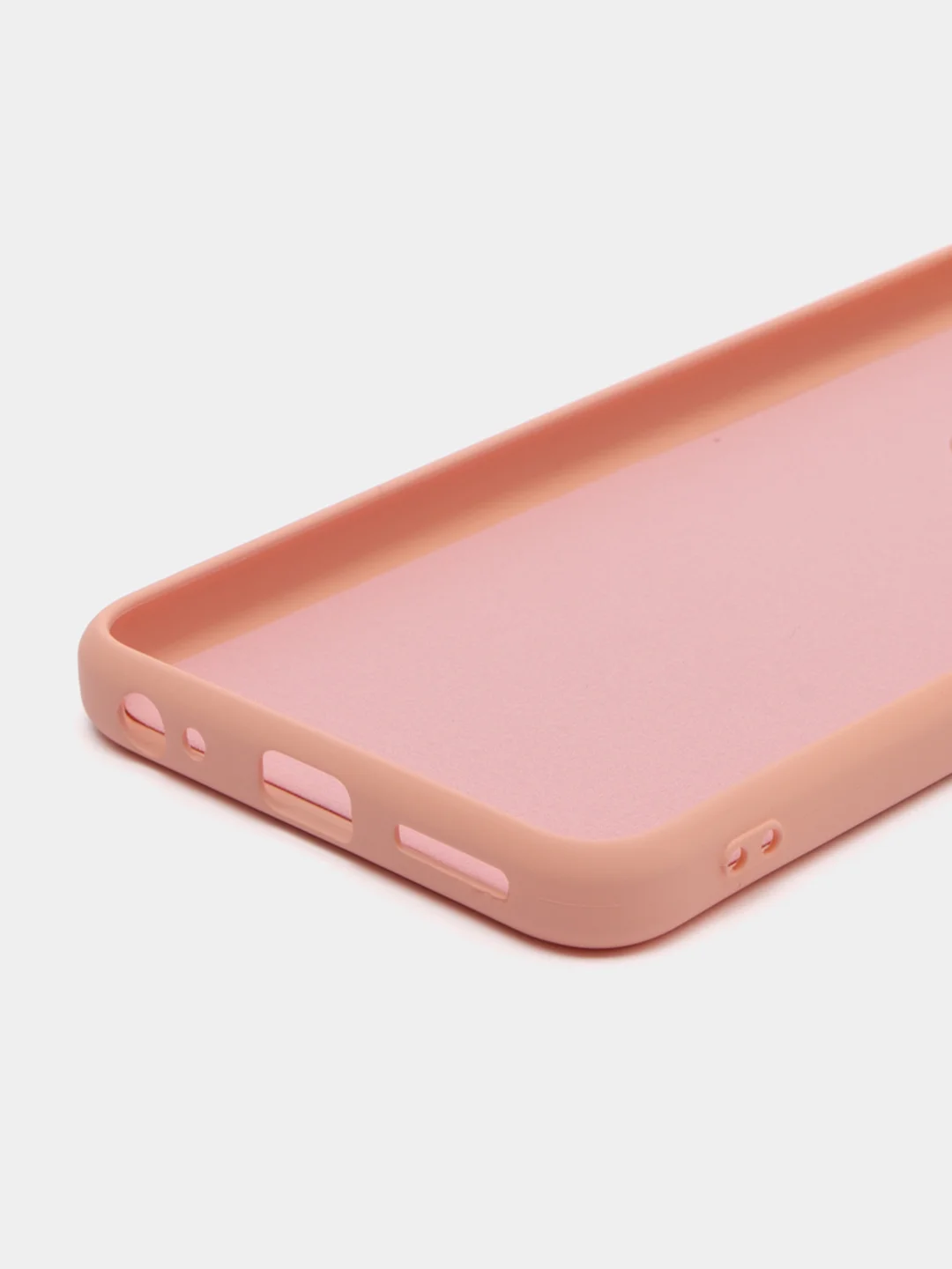 Пастельно-коралловый чехол для Tecno Spark GO 2023 / Tecno Pop 7 / Tecno Pop 7 Pro прозрачный силиконовый