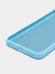 Голубой чехол для Tecno Spark GO 2023 / Tecno Pop 7 / Tecno Pop 7 Pro прозрачный силиконовый