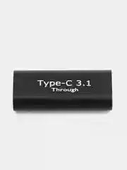 Черный переходник адаптер type-c type-c super speed usb 3.1 otg
