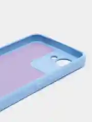 Светло-синий силиконовый чехол для Realme C30, C30S, 50i PRIME (Реалми С30 С30С 50 ай Прайм) прозрачный