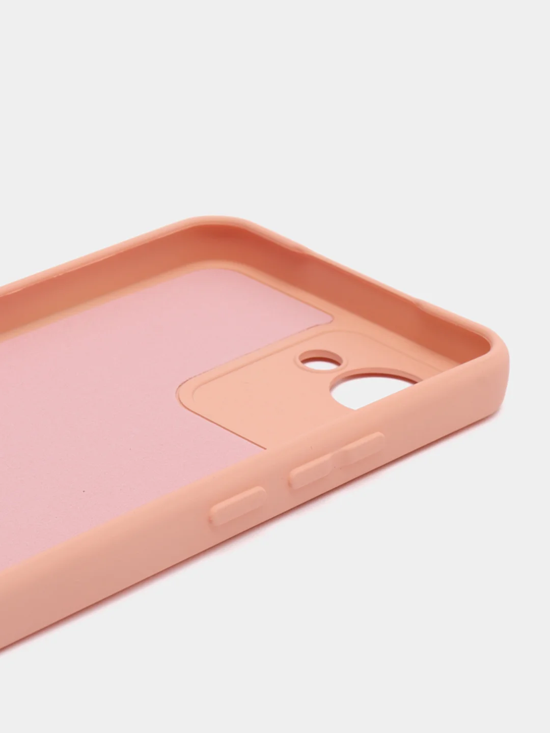 Пастельно-коралловый силиконовый чехол для Realme C30, C30S, 50i PRIME (Реалми С30 С30С 50 ай Прайм) прозрачный