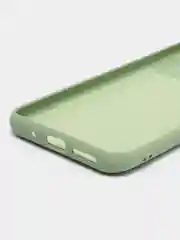 Мятный силиконовый чехол на Xiaomi Poco C40 ( Сяоми Поко С40 ) прозрачный , защита камеры