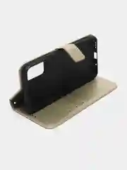 Золотой чехол-книжка с магнитной застежкой для Xiaomi Poco M3 Pro, Note 10T, М3 Про, Ноут 10Т