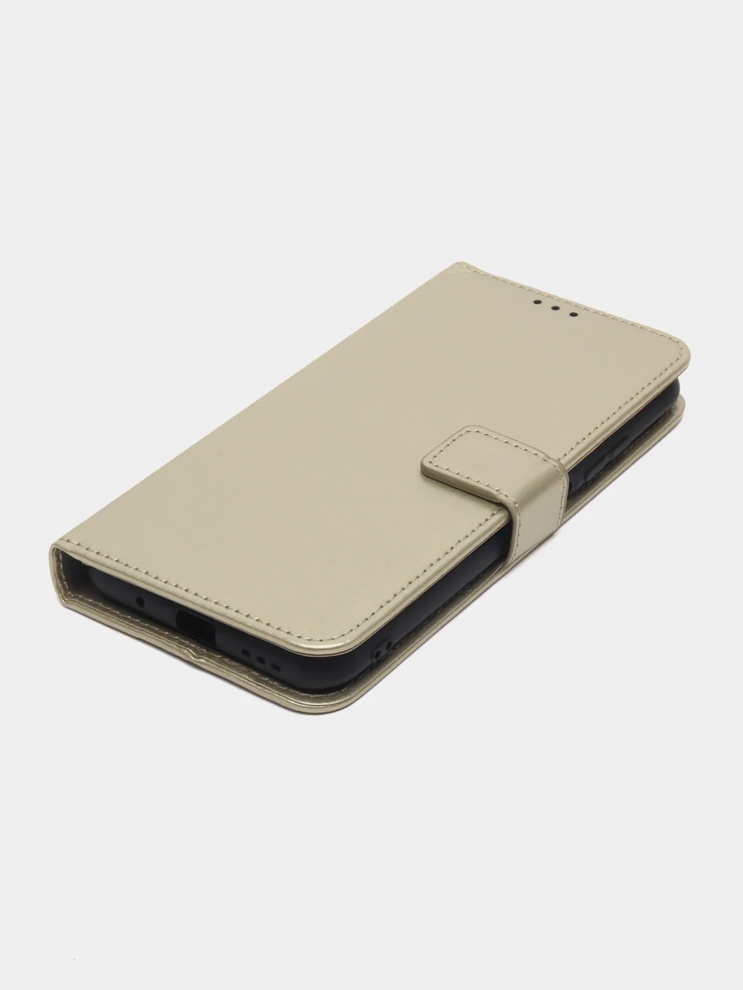 Золотой чехол-книжка с магнитной застежкой для Xiaomi Poco M3 Pro, Note 10T, М3 Про, Ноут 10Т