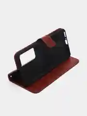 Багровый чехол-книжка с магнитной застежкой для Xiaomi 12T Pro (Сяоми 12Т Про)
