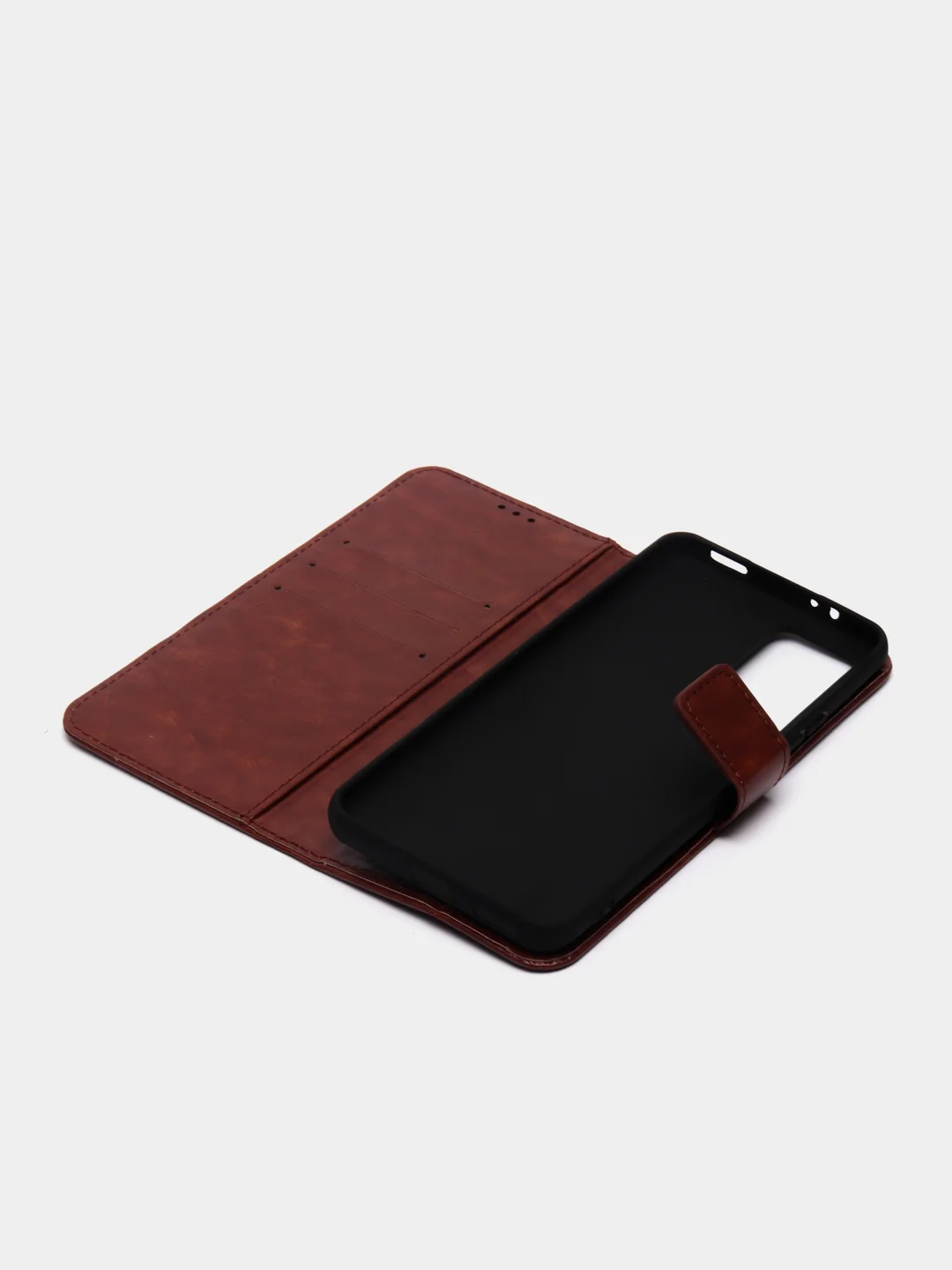 Багровый чехол-книжка с магнитной застежкой для Xiaomi 12T Pro (Сяоми 12Т Про)