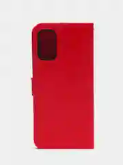 Красный чехол-книжка с магнитной застежкой для Xiaomi Poco M3 Pro, Note 10T, М3 Про, Ноут 10Т