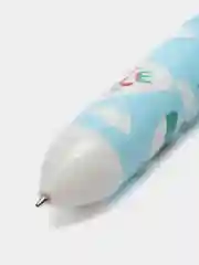 Голубой ручка шариковая многоцветная 10 цветов, ручка разноцветная