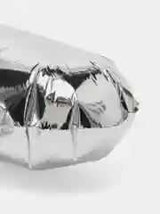Шар фольгированный "Цифра", 98-115 см, серебряный