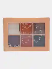 Коралловый тени для век, 6 цветов
