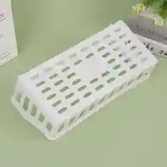 Белый полка для ванной и кухни, прямая, на креплениях-липучках