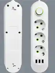 Сетевой фильтр, с USB разъемами, 3 м