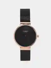 Черный женские наручные часы Curren 9016 в подарочной упаковке