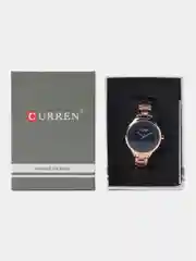Синий женские наручные часы Curren 9015 в подарочной упаковке
