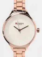 Белый женские наручные часы Curren 9015 в подарочной упаковке