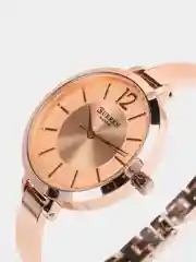 Розовый женские наручные часы Curren 9012 в подарочной упаковке