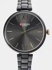 Черный женские наручные часы Curren 9017 в подарочной упаковке