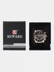 Бронзовый мужские наручные часы Reward RD81013M с металлическим браслетом и хронографом