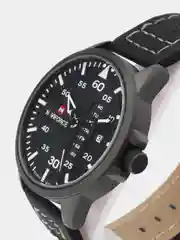 Белый мужские наручные часы Naviforce NF9074 с календарём, в подарочной упаковке