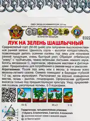 Семена Лук на зелень Шашлычный