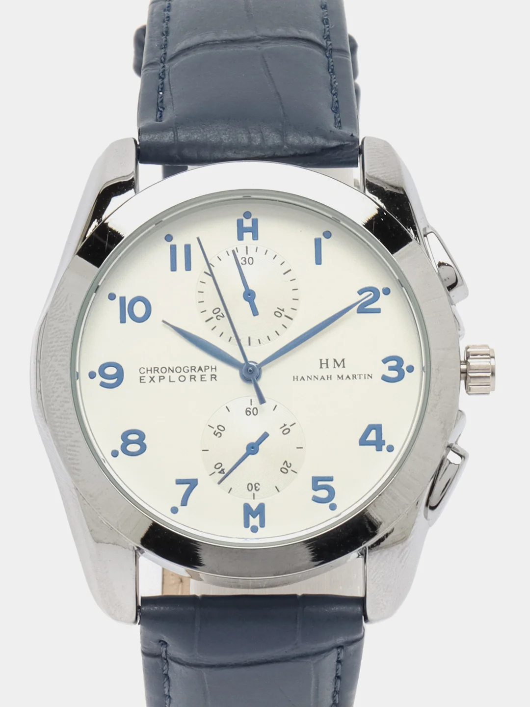 Серебряный мужские наручные часы Hannah Martin HM6301, в подарочной упаковке