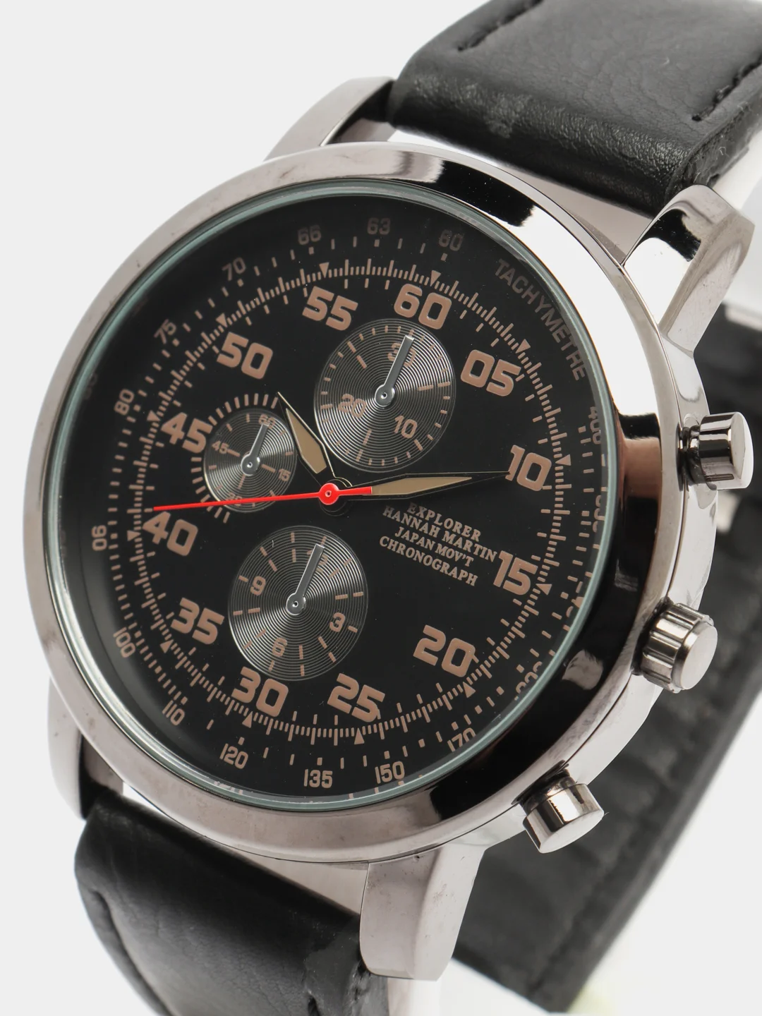 Черный мужские наручные часы Hannah Martin HM8401, в подарочной упаковке