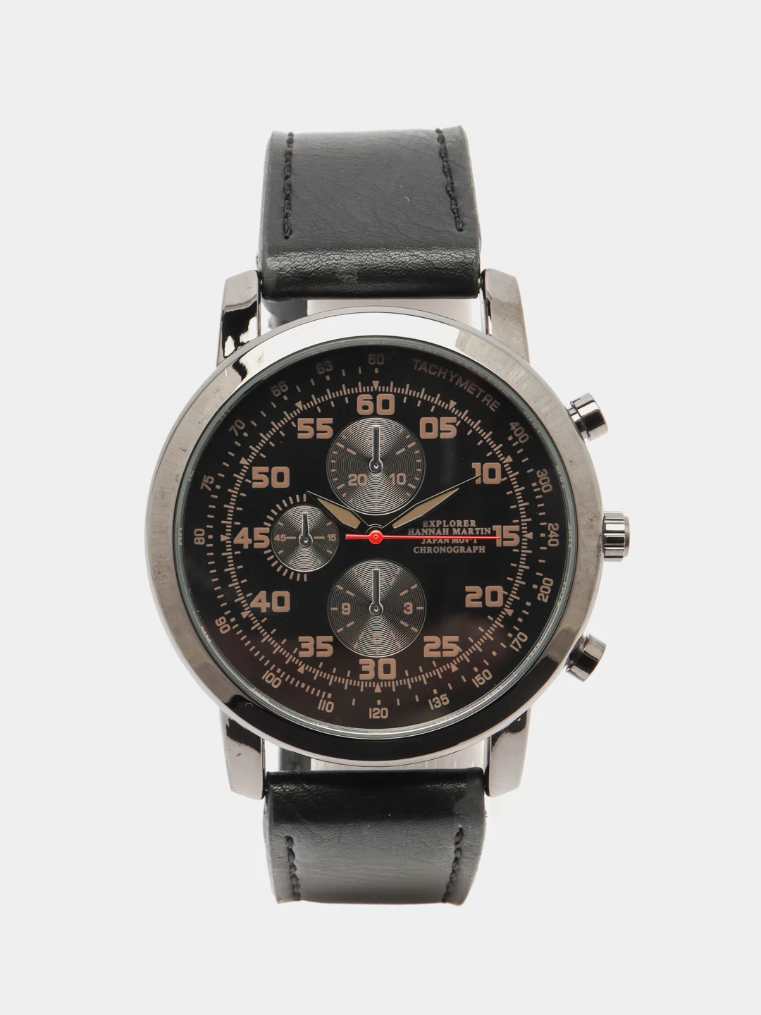 Черный мужские наручные часы Hannah Martin HM8401, в подарочной упаковке