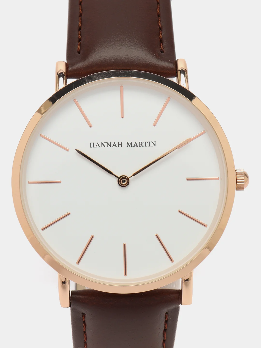 Коричневый женские, мужские наручные часы Hannah Martin HM2320 в подарочной упаковке
