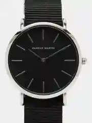 Черный мужские наручные часы Hannah Martin HM190, в подарочной упаковке