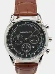 Шоколадный мужские наручные часы Hannah Martin HM58190, в подарочной упаковке