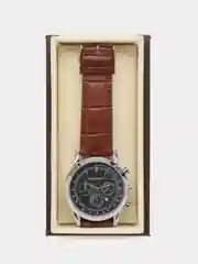 Шоколадный мужские наручные часы Hannah Martin HM58190, в подарочной упаковке