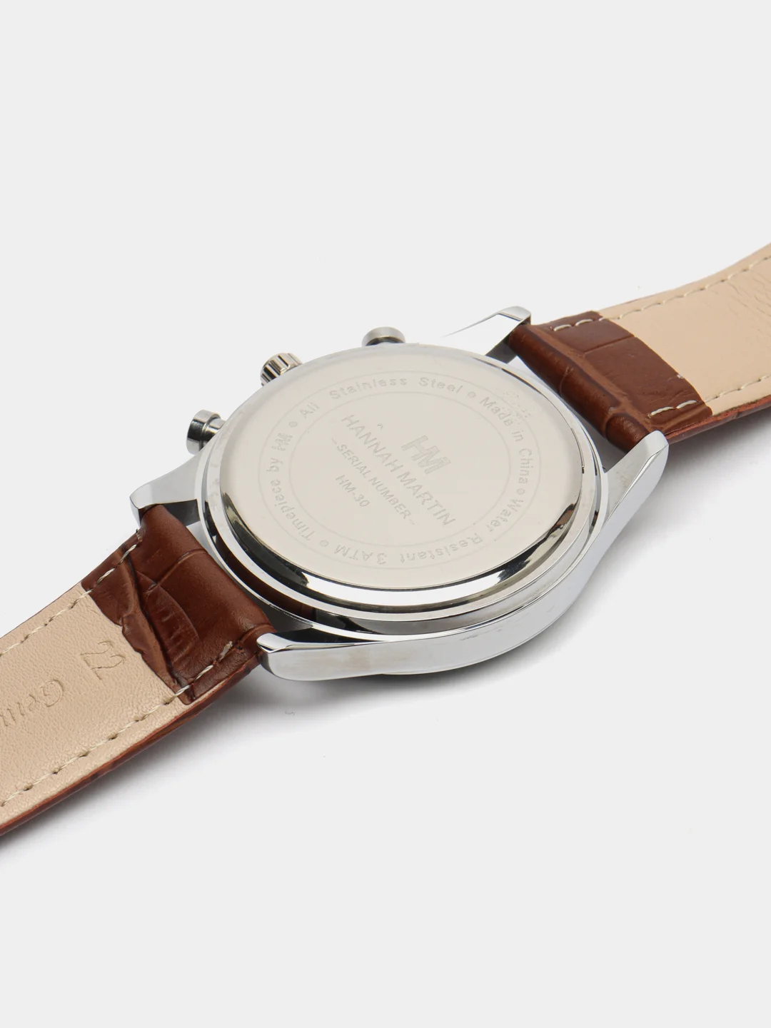 Шоколадный мужские наручные часы Hannah Martin HM58190, в подарочной упаковке