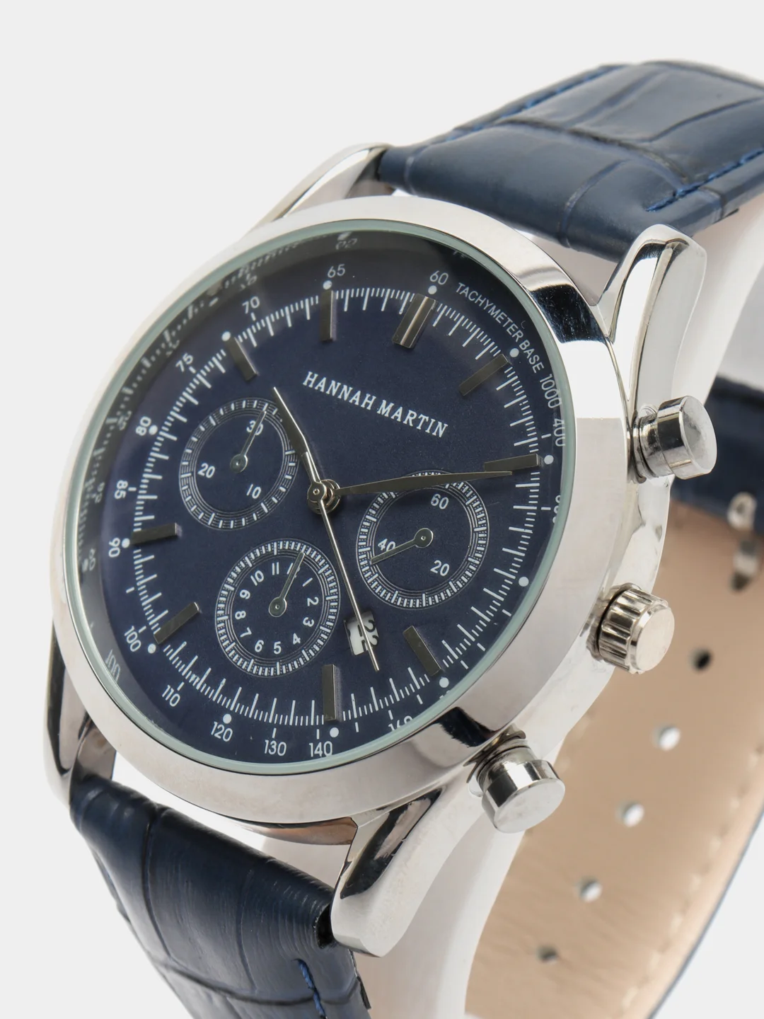 Синий мужские наручные часы Hannah Martin HM58190, в подарочной упаковке