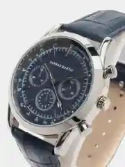 Синий мужские наручные часы Hannah Martin HM58190, в подарочной упаковке