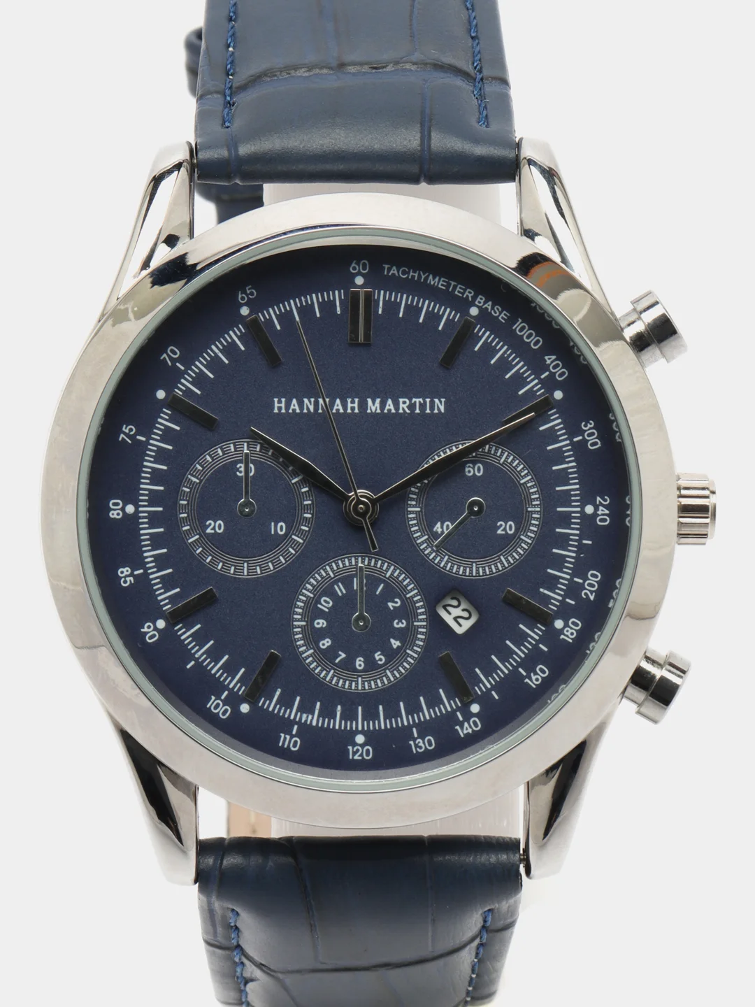 Синий мужские наручные часы Hannah Martin HM58190, в подарочной упаковке