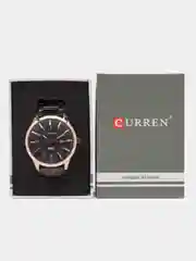 Угольный мужские наручные часы Curren 8316 с календарём в подарочной упаковке