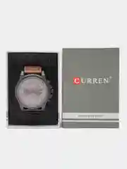 Коричневый мужские наручные часы Curren 8314 в подарочной упаковке