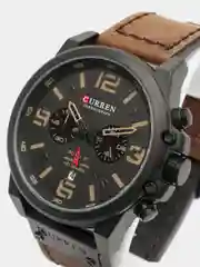 Коричневый мужские наручные часы Curren 8314 в подарочной упаковке