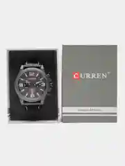 Черный мужские наручные часы Curren 8314 в подарочной упаковке