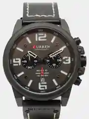 Черный мужские наручные часы Curren 8314 в подарочной упаковке
